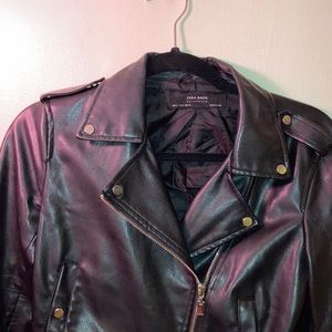 Zara Women’s S Faux Leather Jacket